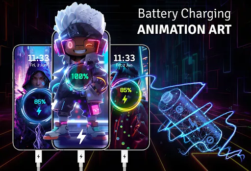 Скриншот 1 — Battery Charger Animation App