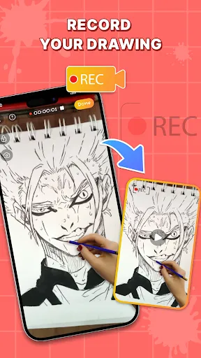 Скриншот 6 — Draw Anime: AR Sketch App