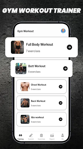 Скриншот 1 — Gym Workout Tracker & Fitness