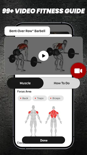 Скриншот 3 — Gym Workout Tracker & Fitness