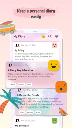 Скриншот 1 — My Diary - Journal Diary App