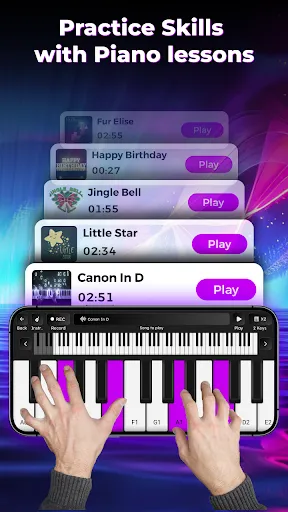 Скриншот 3 — Learn Piano: Real Keyboard App