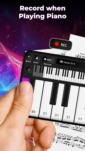 Скриншот 4 — Learn Piano: Real Keyboard App