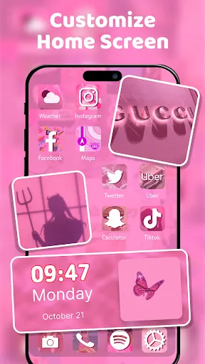 Скриншот 1 — Themes - Widgets & Wallpapers