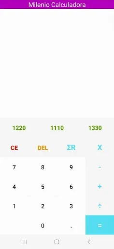 Скриншот 3 — Milenio Calculadora