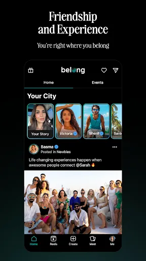 Скриншот 1 — Belong - Meet New People