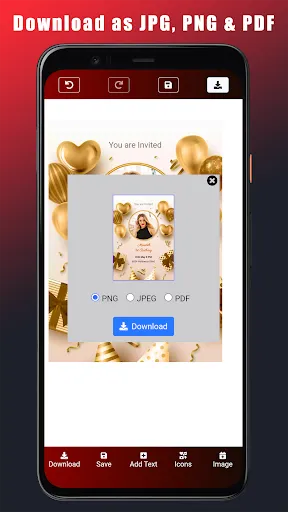 Скриншот 4 — Invitation Card Maker