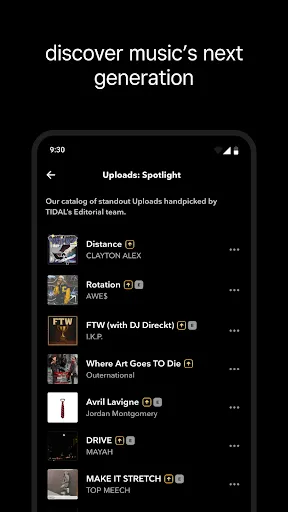 Скриншот 5 — TIDAL Music: HiFi sound