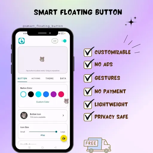 Скриншот 1 — Assistive Touch Button