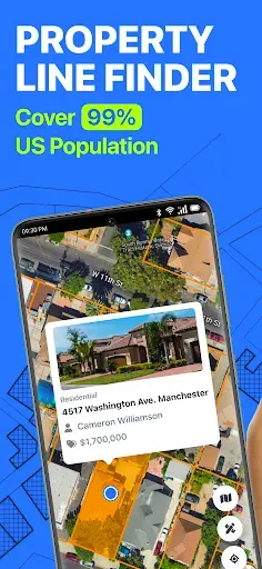 Скриншот 1 — LandMap: Property Line Finder