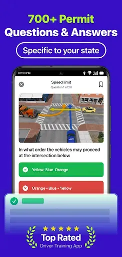 Скриншот 2 — DMV Permit Practice Test 2026