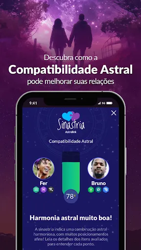Скриншот 3 — Astrolink: Mapa Astral e Tarot
