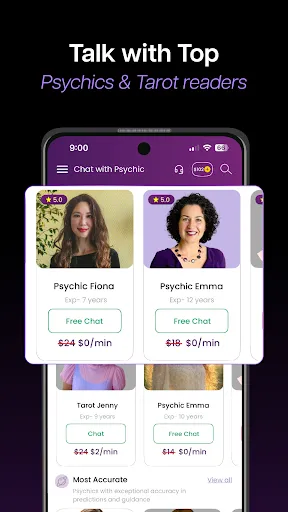 Скриншот 2 — Lumus: Psychic & Tarot Reading