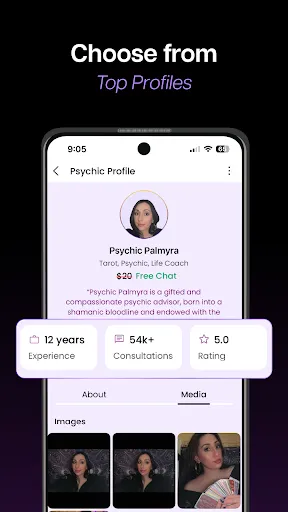 Скриншот 3 — Lumus: Psychic & Tarot Reading