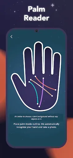 Скриншот 2 — AstroSoul: Astro Palm Reader