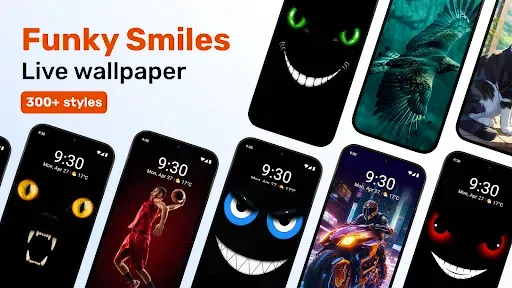 Скриншот 7 — Funky Smiles Live Wallpaper