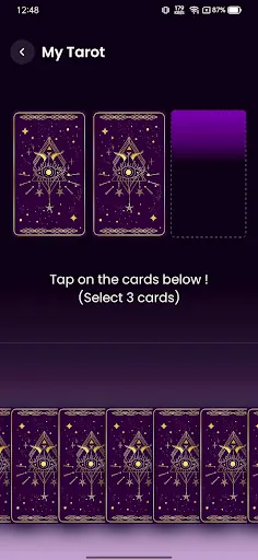 Скриншот 2 — LoveAstro - Tarot Reading App