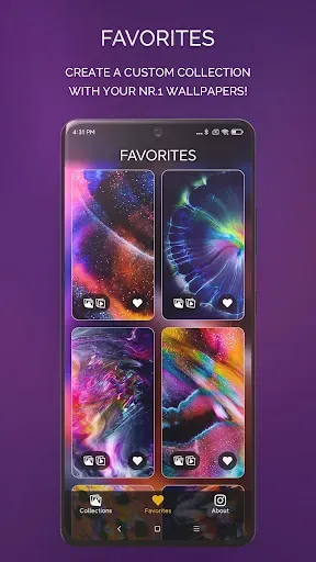 Скриншот 5 — Chroma Galaxy Live Wallpapers