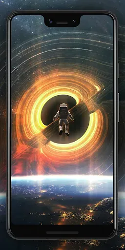 Скриншот 5 — Void - Black Hole Wallpaper