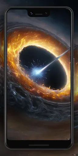 Скриншот 8 — Void - Black Hole Wallpaper