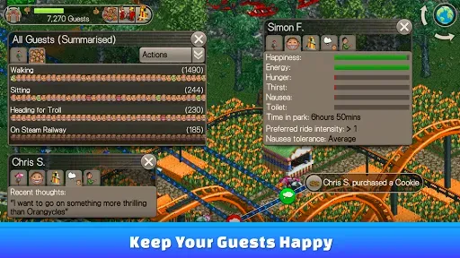 Скриншот 4 — RollerCoaster Tycoon® Classic