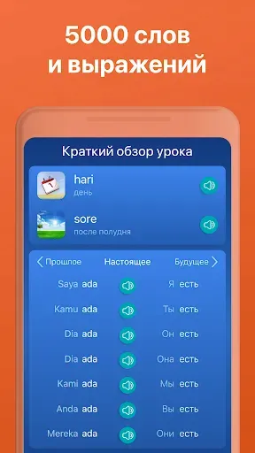 Скриншот 6 — Индонезийский язык с Mondly