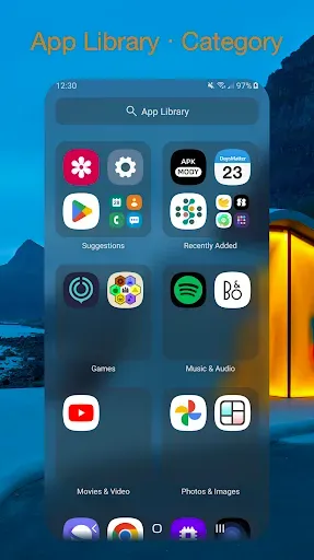 Скриншот 3 — DNA Launcher ‧ Home Screen