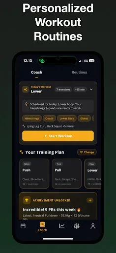 Скриншот 3 — Stronger - Workout Gym Tracker