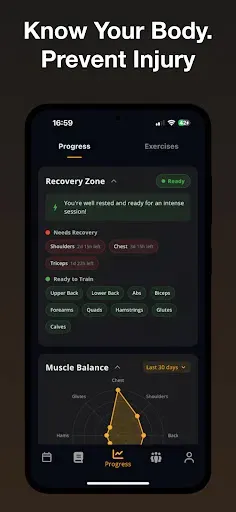 Скриншот 5 — Stronger - Workout Gym Tracker