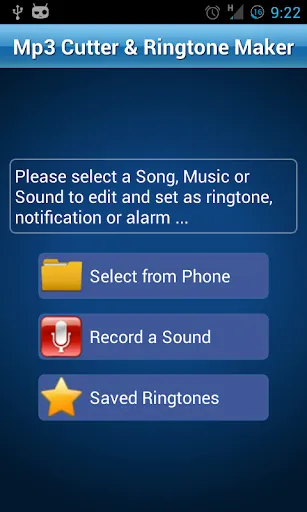 Скриншот 1 — MP3 Cutter and Ringtone Maker