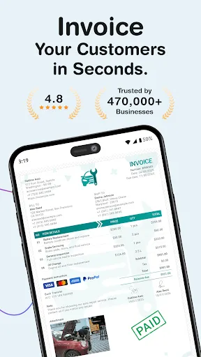 Скриншот 1 — Invoice Maker — Estimate App