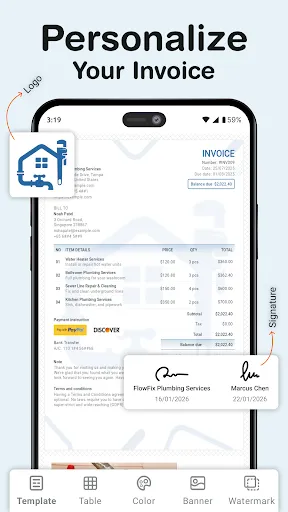 Скриншот 3 — Invoice Maker — Estimate App