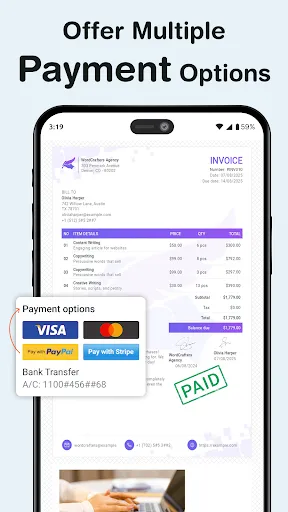 Скриншот 4 — Invoice Maker — Estimate App