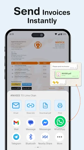 Скриншот 5 — Invoice Maker — Estimate App