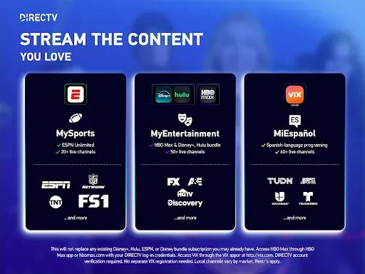 Скриншот 8 — DIRECTV: TV & Movie Streaming