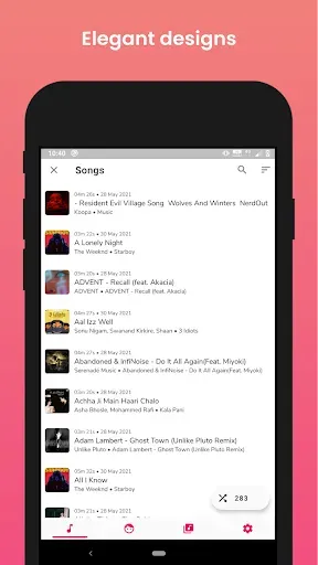 Скриншот 1 — Music Player Lite