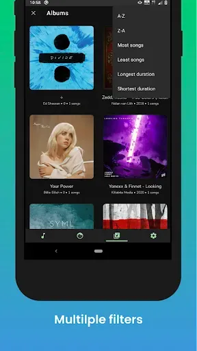 Скриншот 4 — Music Player Lite
