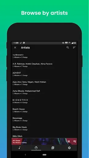 Скриншот 5 — Music Player Lite