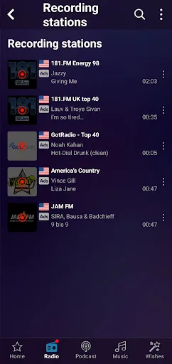 Скриншот 4 — Audials Play: Radio & Podcasts