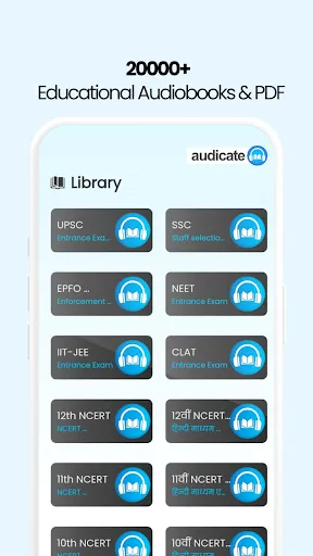 Скриншот 4 — Audicate -Audiobooks for Exams