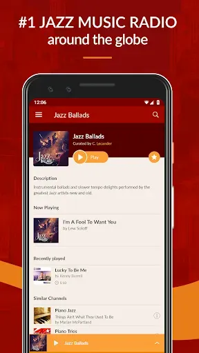 Скриншот 2 — JAZZ MUSIC RADIO