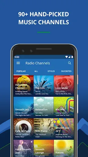 Скриншот 1 — RadioTunes: Hits, Jazz, 80s
