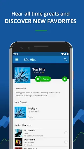 Скриншот 2 — RadioTunes: Hits, Jazz, 80s
