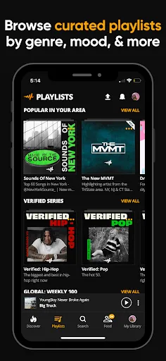 Скриншот 4 — Audiomack: Music Downloader