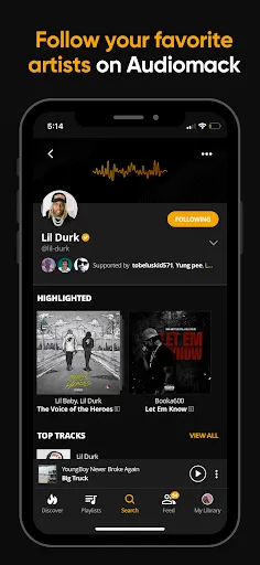 Скриншот 5 — Audiomack: Music Downloader