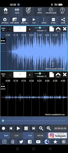 Скриншот 2 — Audiosdroid Audio Studio