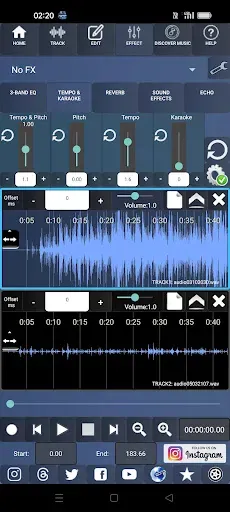 Скриншот 3 — Audiosdroid Audio Studio