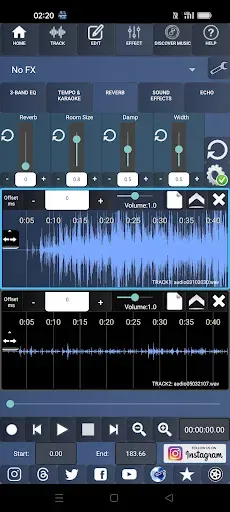 Скриншот 4 — Audiosdroid Audio Studio