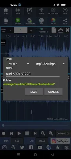 Скриншот 7 — Audiosdroid Audio Studio