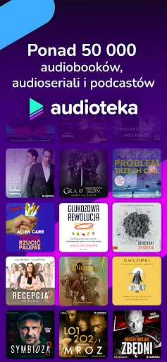 Скриншот 1 — Audioteka: Audiobooki/Podcasty